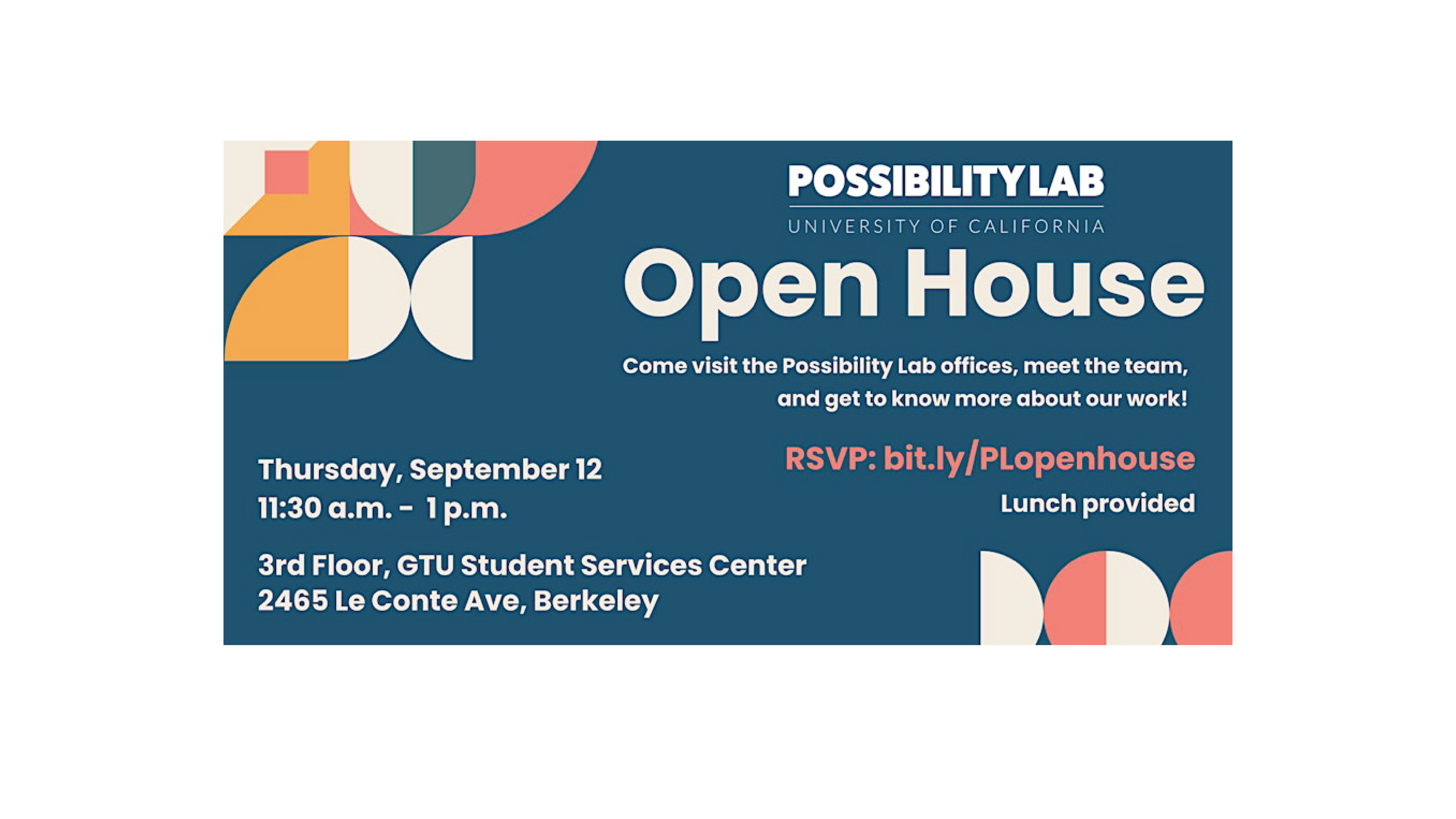 2024: September 12 // Possibility Lab Open House